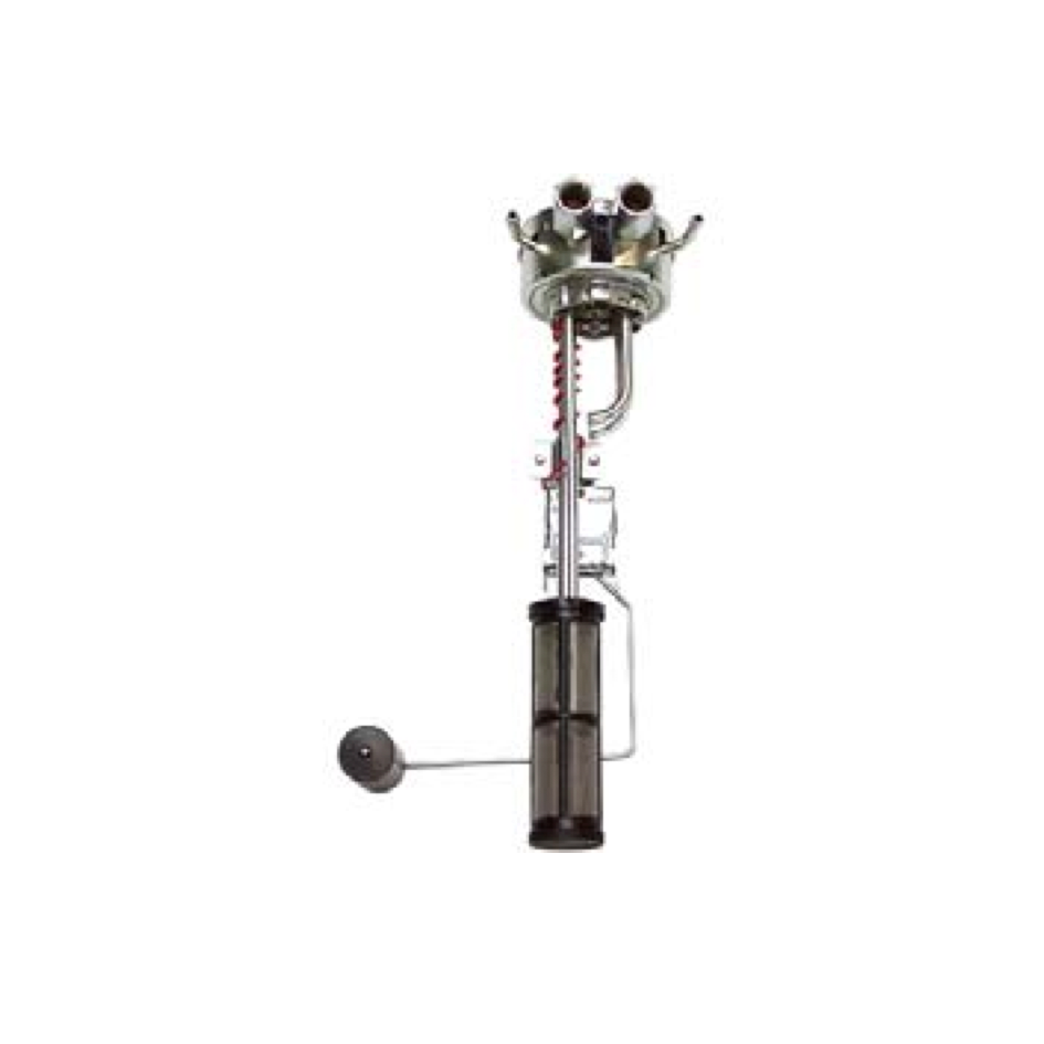 Float-operated sensor with bayonet, fuel connectors for engine and auxilary heating Sensor Line
