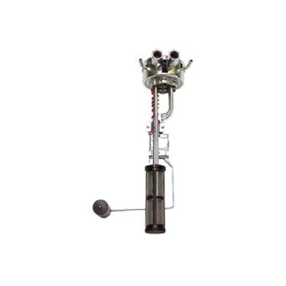 Float-operated sensor with bayonet, fuel connectors for engine and auxilary heating Sensor Line