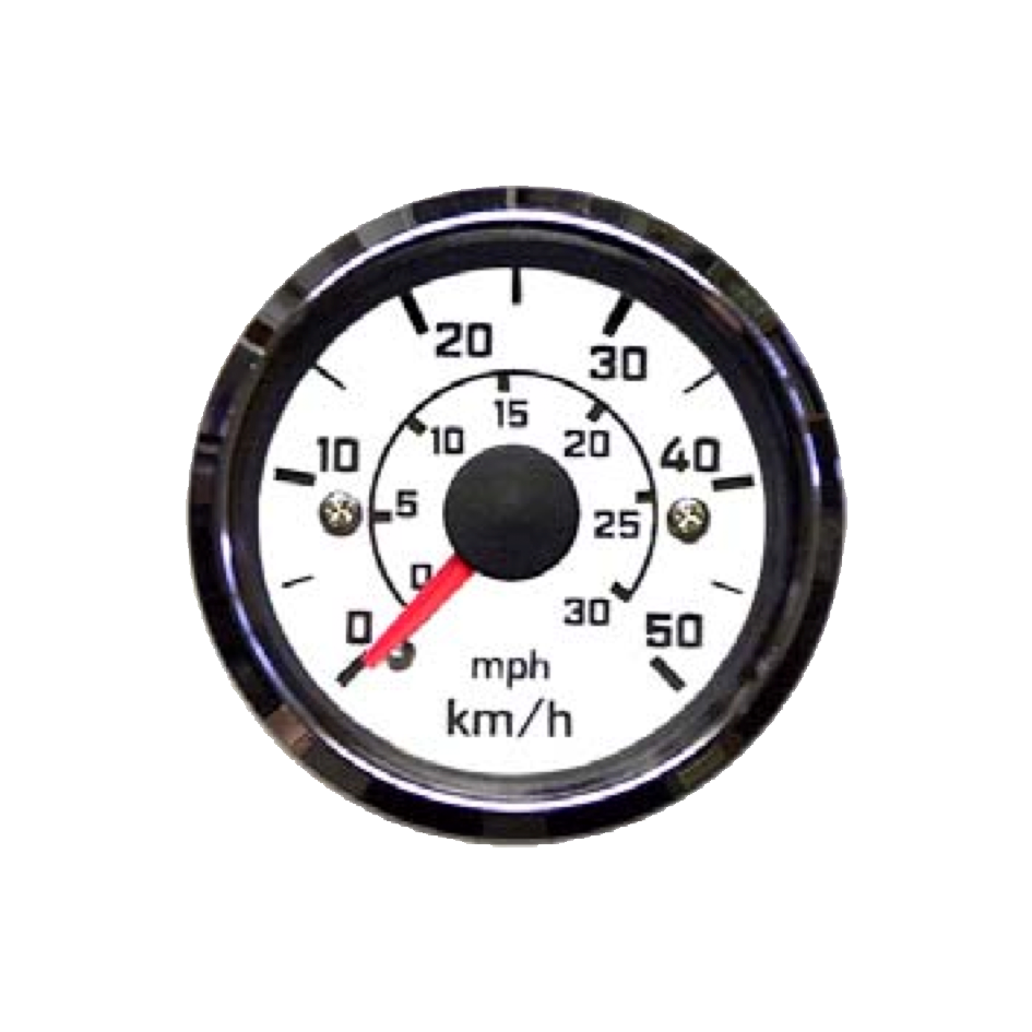 Speedometer with double scale Top Line