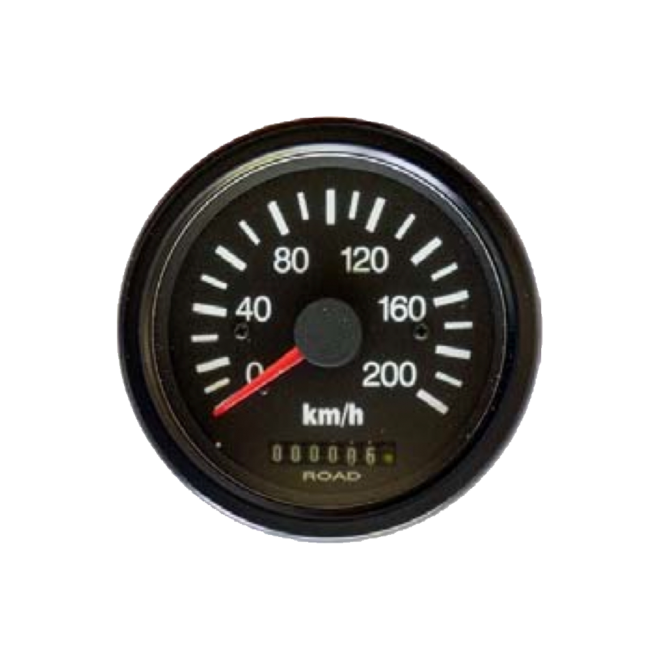 Speedometer with odometer Top Line