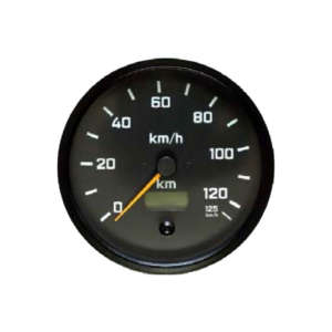 Speedometer round 140 mm 12/24 V 125km